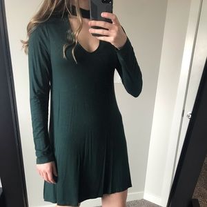 Green Express Swing Dress